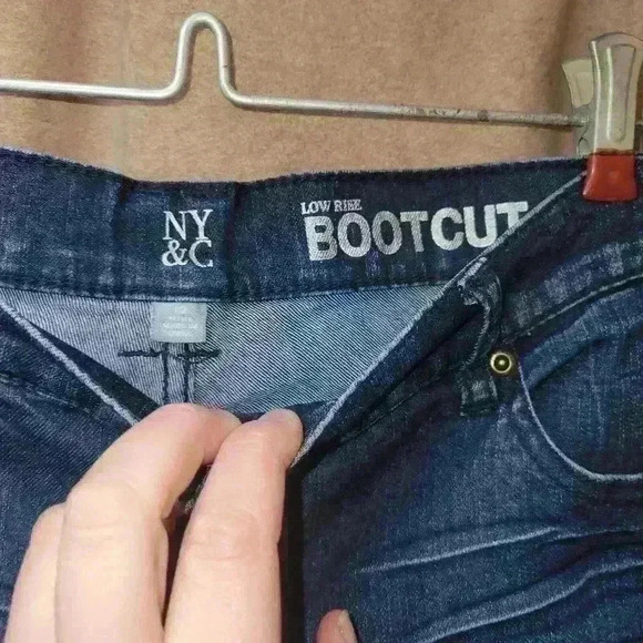 NY&C bootcut sz 12 womans jeans darkwash - Picture 4 of 4